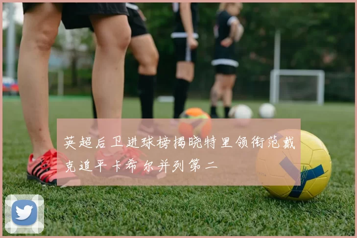 英超后卫进球榜揭晓特里领衔范戴克追平卡希尔并列第二